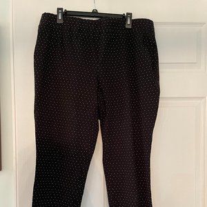Talbots Size 16W Black Dress Pants